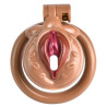 CockLock Cage de Chasteté Sissy Kiss 3.5 x 3.8cm Marron